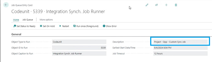 BC CE Integration - Project Setup options