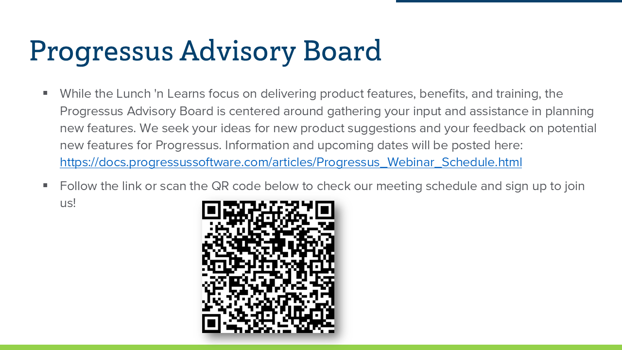 Progressus Advisory Council